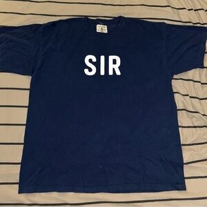 Navy Blue Short Sleeve Men's Tee